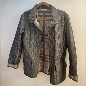 Y2K Burberry London Quilted Jacket